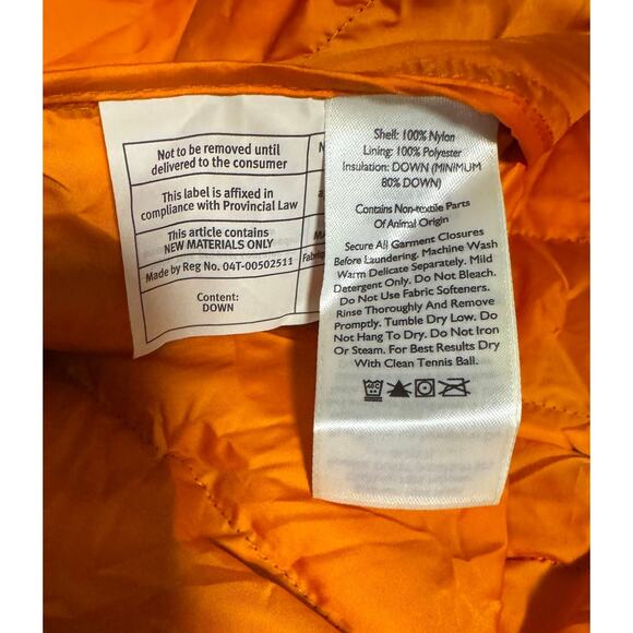 Eddie Bauer Men’s XXL Hooded Down Jacket Dark Gray Packable Lightweight Puffer - Picture 6 of 7